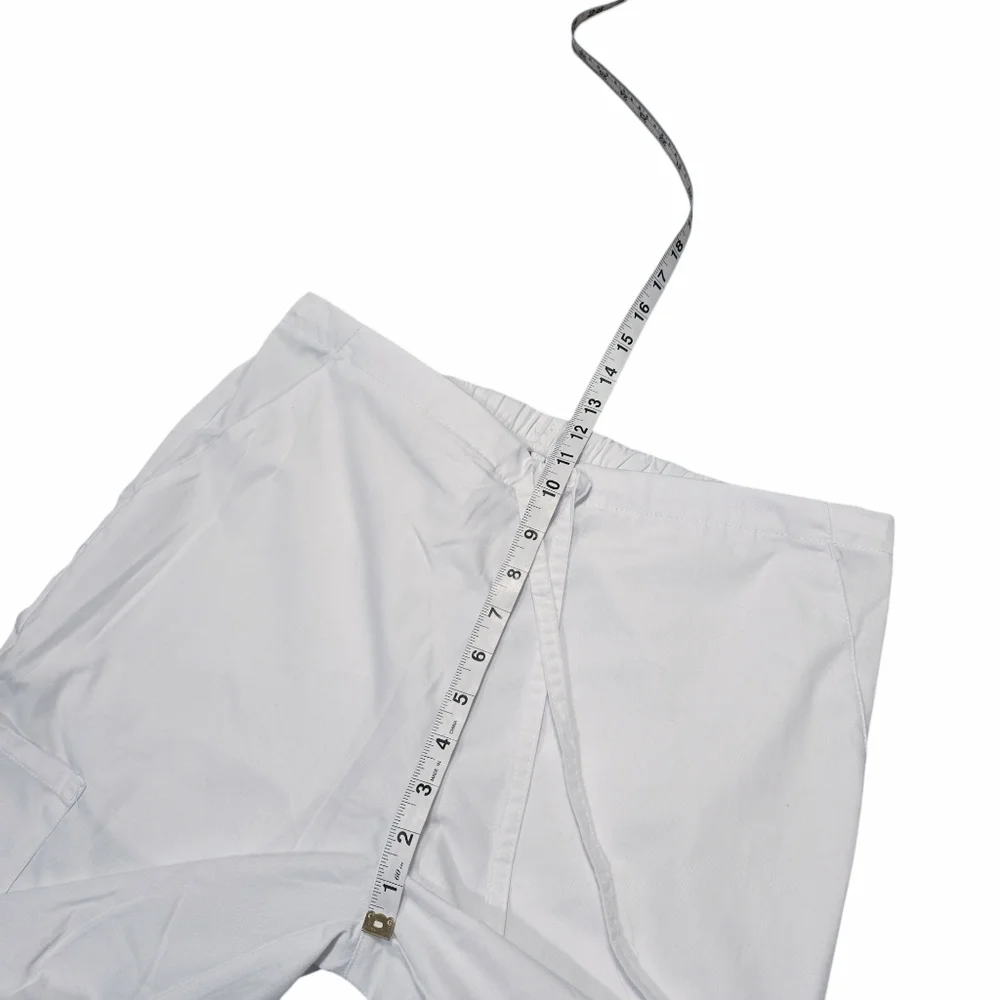 Allheart Basics White Scrub Pants M - Picture 6 of 10